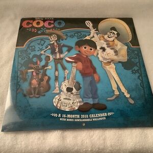 Disney Pixar Coco 2018 Calendar NIP